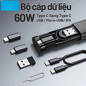 Mua Cáp sạc nhanh đa năng - Hỗ trợ sạc nhanh lên đến 60W - Hàng Nhập Khẩu