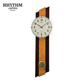 Mua Đồng hồ treo tường Rhythm CMJ593NR06- Kt 22.8 x 71.0 x 8.5cm  1.29kg. Vỏ gỗ  dùng PIN.