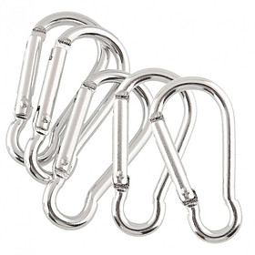 Móc Câu Nhôm Trắng Bạc (5 Cái)