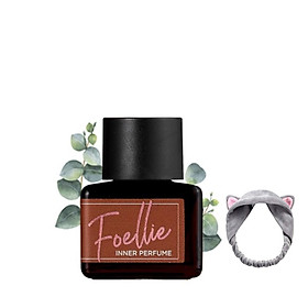 Nước Hoa Vùng Kín Foellie Eau De Foret Inner Perfume (Màu Nâu) -hương gỗ tươi mát, thanh lịch + Tặng Kèm 1 Băng Đô Tai Mèo (Màu Ngẫu Nhiên)