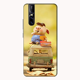 Ốp lưng dành cho điện thoại Vivo V15 hình Heo Con Ham Ăn - Hàng chính hãng