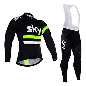 Outdoor Cycling Set Unisex Long-Sleeved Jersey Clothes Pants Sling Bike Suit