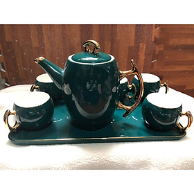 Mua Bộ ấm chén cao cấp màu xanh cổ vịt