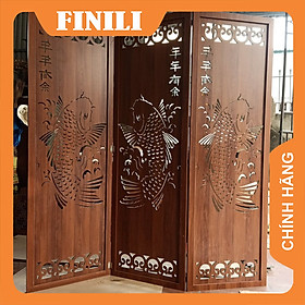 Mua  1 Tấm  Vách ngăn phòng bình phong hoa văn CNC bằng chất liệu gỗ công nghiệp TFH712