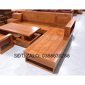 Mua Sofa góc 3 ngăn kéo Hương Xám BG058 giá thật