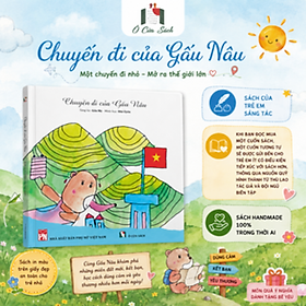 Sách Chuyến Đi Của Gấu Nâu, Sách Thiếu Nhi Ô Cửa Sách Sách Tranh Thiên Nhiên Quà Tặng Cho Bé