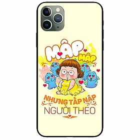 Ốp lưng in cho Iphone 11 Pro Max Mẫu Mập Tấp Người Theo Nữ