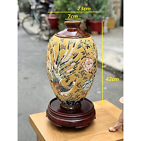 Bình Hoa Nhạn Gốm Thủ Công Nam Bộ Trang Trí Cấm Hoa Decor Cắm Hoa