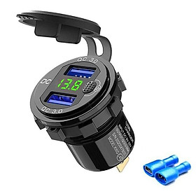 Quick Charge Car Dual USB Bộ sạc bộ điều hợp Auto Auto