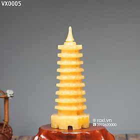 Mua Tháp văn xương 9 tầng ngọc Hoàng Long 700g - 18cm