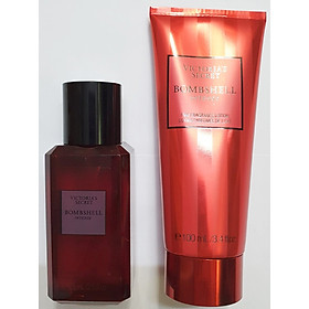 Combo xịt thơm mini 75ml & dưỡng thể Victoria's Secret 100ml