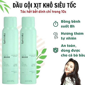 Dầu gội khô dạng xịt hot Tiktok giúp tóc bồng bềnh mượt mà không gây bết dính hàng nội địa trung 150ml