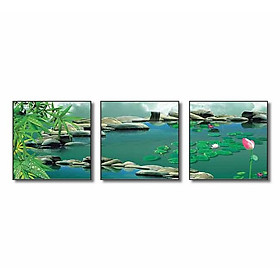 Tranh bộ ghép cầu thang q6d11-fj0062