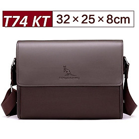 Túi đeo chéo nam công sở BAODIDAISHU kiểu túi ngang thời trang đựng vừa A4, Ipad da bò cao cấp T74 KT 33x25x7cm