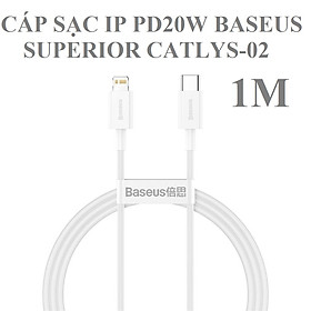 Mua  C to iP   Cáp sạc nhanh PD20W cho iP Baseus Superior CATLYS-02 _ Hàng chính hãng