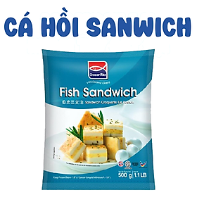 CÁ HỒI SANDWICH 500g - CÁ HỒI SANWICH (Fish Sandwich) 25v - 500g Snack Food - HÀNG PHÂN PHỐI Thức Ăn Ăn Vặt