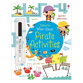 Ảnh bìa Sách tẩy xóa tiếng Anh - Usborne Pirate Activities