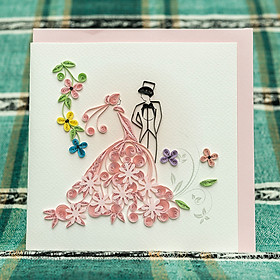 Thiệp Giấy Xoắn Tình Yêu - CNL1504