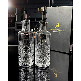 Set 2 Bình Pha Lê Đựng Dầu/Mắm KILLARNEY (70043)