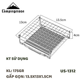 Vỉ nướng bánh mì Campingmoon US-1615/US-1312