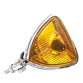 12V 55W Motorcycle Triangle Headlight Lamp for Harley Chopper Bobber