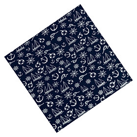 Khăn bandan cá tính họa tiết mỏ neo các mầu - Khăn đội đầu hip hop