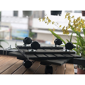 Mua COMBO 2 ĐẾ ĐỂ CHẬU CÂY CÓ BÁNH XE VUÔNG 30X30CM