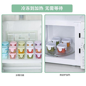 Mua hộp đựng  hộp trữ đông đồ ăn nhựa pp có gioăng cho bé ăn dặm