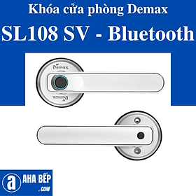 Mua Khóa cửa phòng Demax SL108 SV - Bluetooth. Hàng Chính Hãng