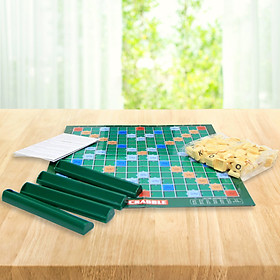 100PCS English Spelling and Word Game Crossword Scrabble Matching Letter Table Game for Crafts Letters Education Games
