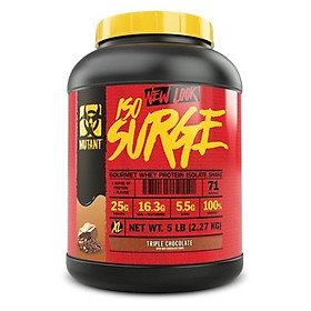 Hình ảnh Mutant Iso Surge 5Lbs  - Bổ sung Protein, hỗ trợ tăng Cơ, phục hồi Cơ, Zero Đường Lactose