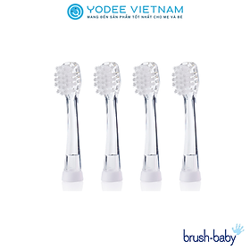 Brush-Baby Bộ 4 đầu bàn chải thay thế tiện dụng cho bàn chải điện BabySonic (18 - 36 tháng)Brush-Baby Bộ 4 đầu bàn chải thay thế tiện dụng cho bàn chải điện BabySonic (18 - 36 tháng)