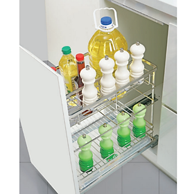 Kệ Đựng Gia Vị Inox Nan Vuông Grob - Hàng Chính Hãng