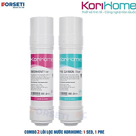 Mua Combo 1 sediment 1 Pre carbon máy lọc nước Korihome - Hàng Chính Hãng