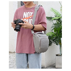 Túi máy ảnh thời trang EOS màu xám