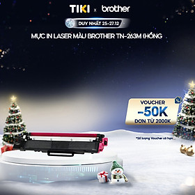 Mua Mực in laser màu Brother TN-263M (hồng) cho máy in HL-L3230CDN/ DCP-L3551CDW/ MFC-L3750CDW - Hàng chính hãng
