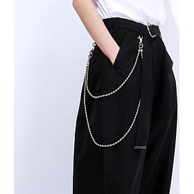 Chuỗi xích tròn đeo quần phụ kiện hip hop