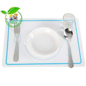 Mua Thảm ăn silicon in hình vị trí cốc  thìa  dĩa  đĩa