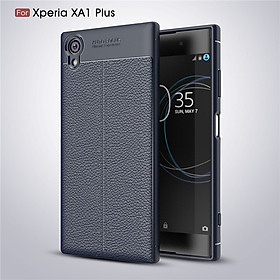 Ốp lưng dành cho Sony Xperia XA1 Plus silicon giả da, chống sốc chính hãng Auto Focus - Hàng nhập khẩu
