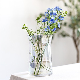Mua Bình hoa thủy tinh miệng loe độc đáo decor bàn làm việc - Bình bông  Lọ hoa thủy tinh nhiều màu nhỏ xinh trang trí nhà đẹp