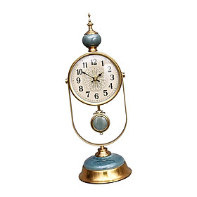 Analog Alarm Clock Simple Style Table Clocks for Bedroom Fireplace Mantel