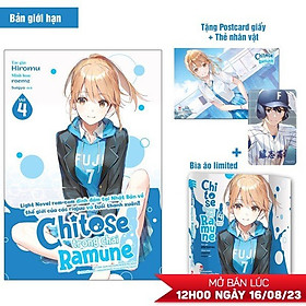 Chitose Trong Chai Ramune - Tập 4 - Bản Giới Hạn - Tặng Kèm Bìa Áo Limited + Postcard Giấy + Thẻ Nhân Vật