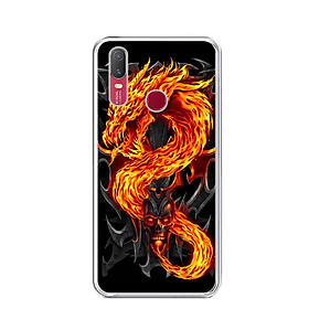 Ốp lưng dẻo cho điện thoại Vivo Y11 - 0218 FIREDRAGON - Hàng Chính Hãng