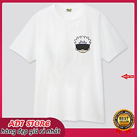 Áo thun unisex anime Jujutsu Kaisen Satoru Gojo Chibi Anime Yuji Itadori Sukuna Art phong các Nhật Bản cực chất