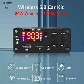 Bảng Mạch Giải Mã Máy MP3 12V Bluetooth 5.0 2 X 40W 80W Chuyên Dụng Cho Xe Hơi