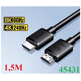 Mua Cáp HDMI 2.1 dài 1.5M 8K@60Hz hỗ trợ HDR eARC Ugreen 45431 - Hàng chính hãng