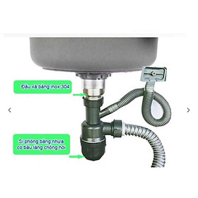Mua BỘ XẢ CHẬU RỬA CHÉN 1 HỘC INOX 304 PHI 140mm