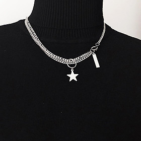 Dây chuyền vòng cổ mix thanh và ngôi sao