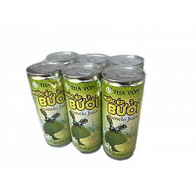 Nước Ép Bưởi Lốc 6 lon x 250 ml Giúp trẻ hóa da, giảm cân ,  giảm mở bụng.