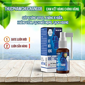 Xịt Mũi Họng Á Âu Khiết Thanh